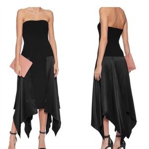 Cinq à Sept Elegant Black Strapless Dress